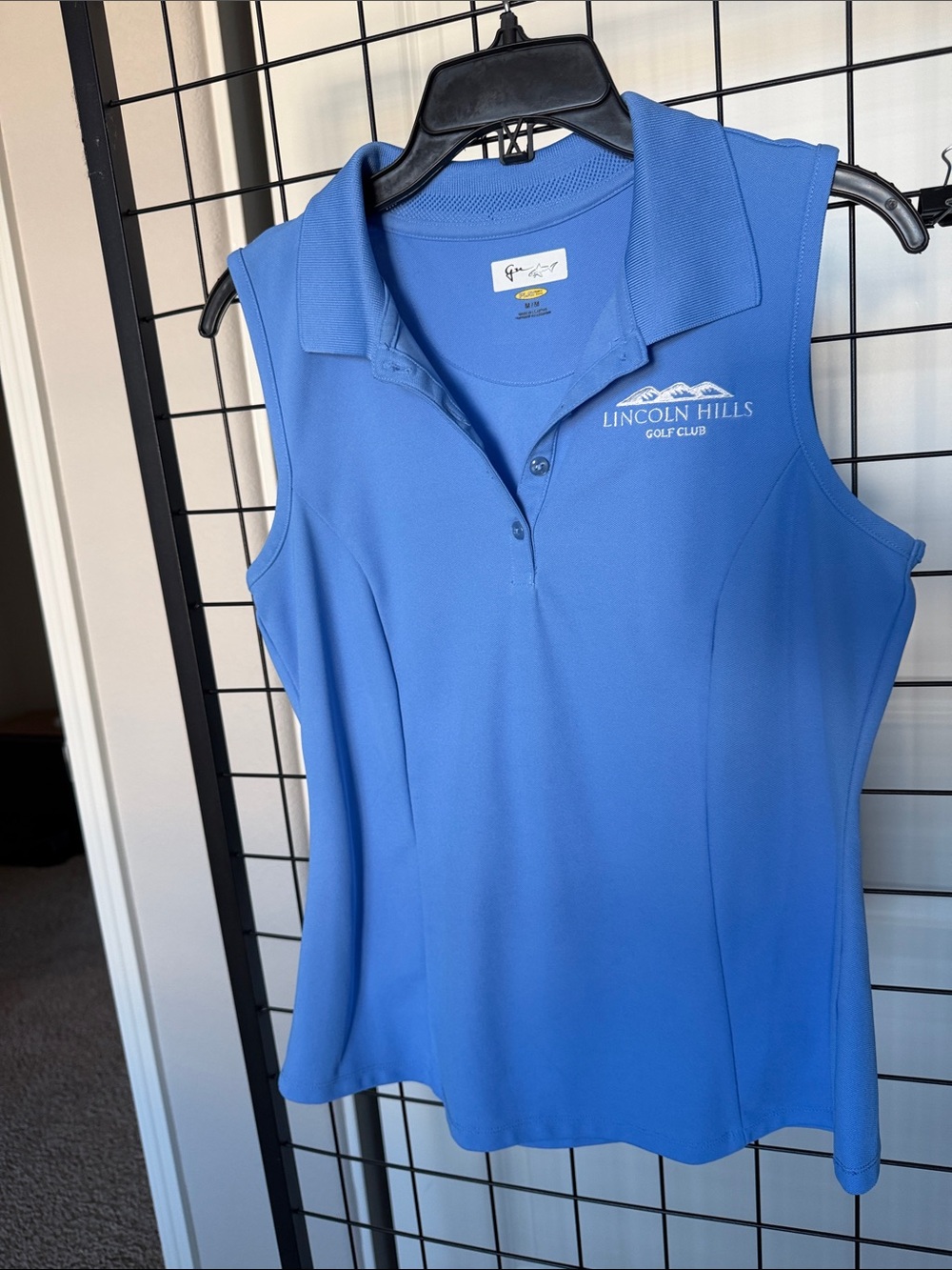 Greg Norman Collection Sleeveless Polo Tank - Blue